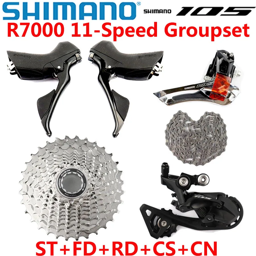 

SHIMANO R7000 Groupset 105 5800 R7000 Derailleurs ROAD Bicycle ST+FD+RD+CS+CN Front REAR Derailleur 11-28T 11-30T 11-32T 11-34T