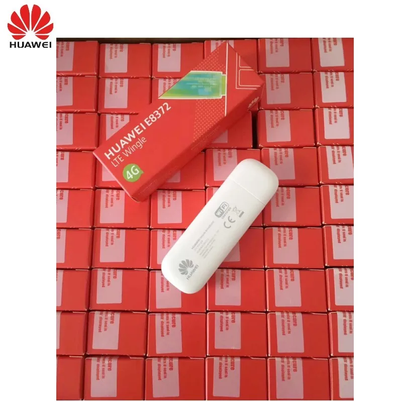 Лот из 100 шт. разблокированный Huawei E8372 Wingle LTE Универсальный 4G USB модем Wi Fi Мобильный