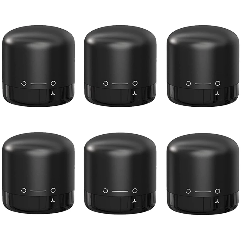 

Wine Stopper With Twist Lock, Reusable Mini Wine Cork Sealer Wine Accessory, Suitable For Parties 6 Pieces