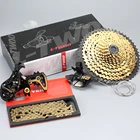 12 скоростей MTB Groupset 11-52T, Золотая кассета переключения передач, задний переключатель передач, цепь горного велосипеда 1*12 S, набор для SRAM Shimano