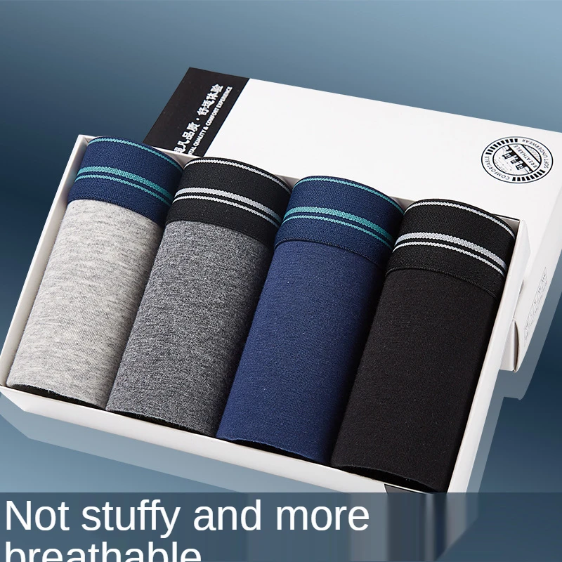 

Men's Underwear Made of Pure Cotton and Comfortable Boxers Modal Pants Men's Thin Breathable Cotton Men's Non-trace Underpants