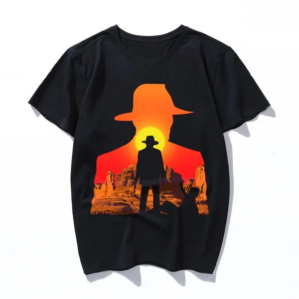 

dark cowboy New Mens T Shirts Fashion Summer O-Neck Slim Fit Short Sleeve T Shirt Men Cotton Brand-Clothing Casual Men T-Shirt