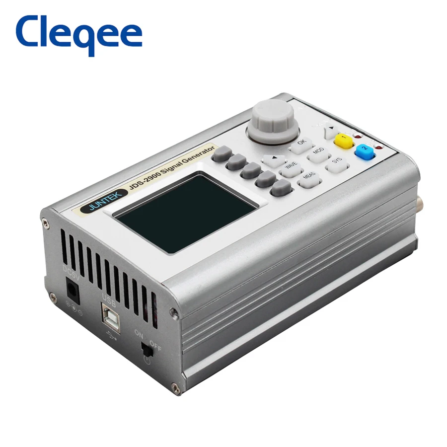 Cleqee JDS2900 30 МГц Портативный двухканальный DDS функция генератор сигналов