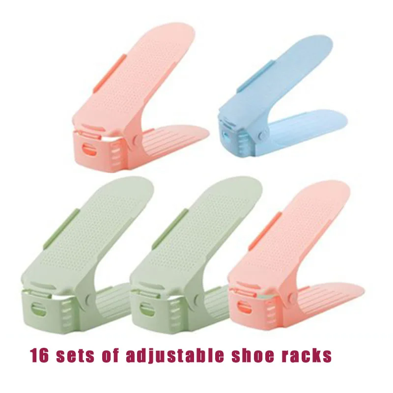 12 шт разводной обувной шкаф для обуви стеллаж хранения пластмассовый полка с
