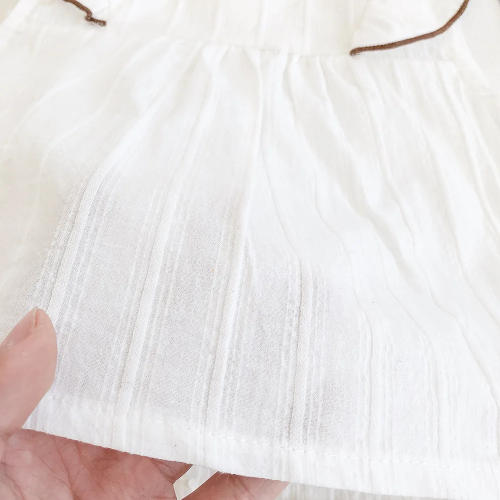 Летний топ с пышными рукавами для малышей + шорты цветочным рисунком повязка на