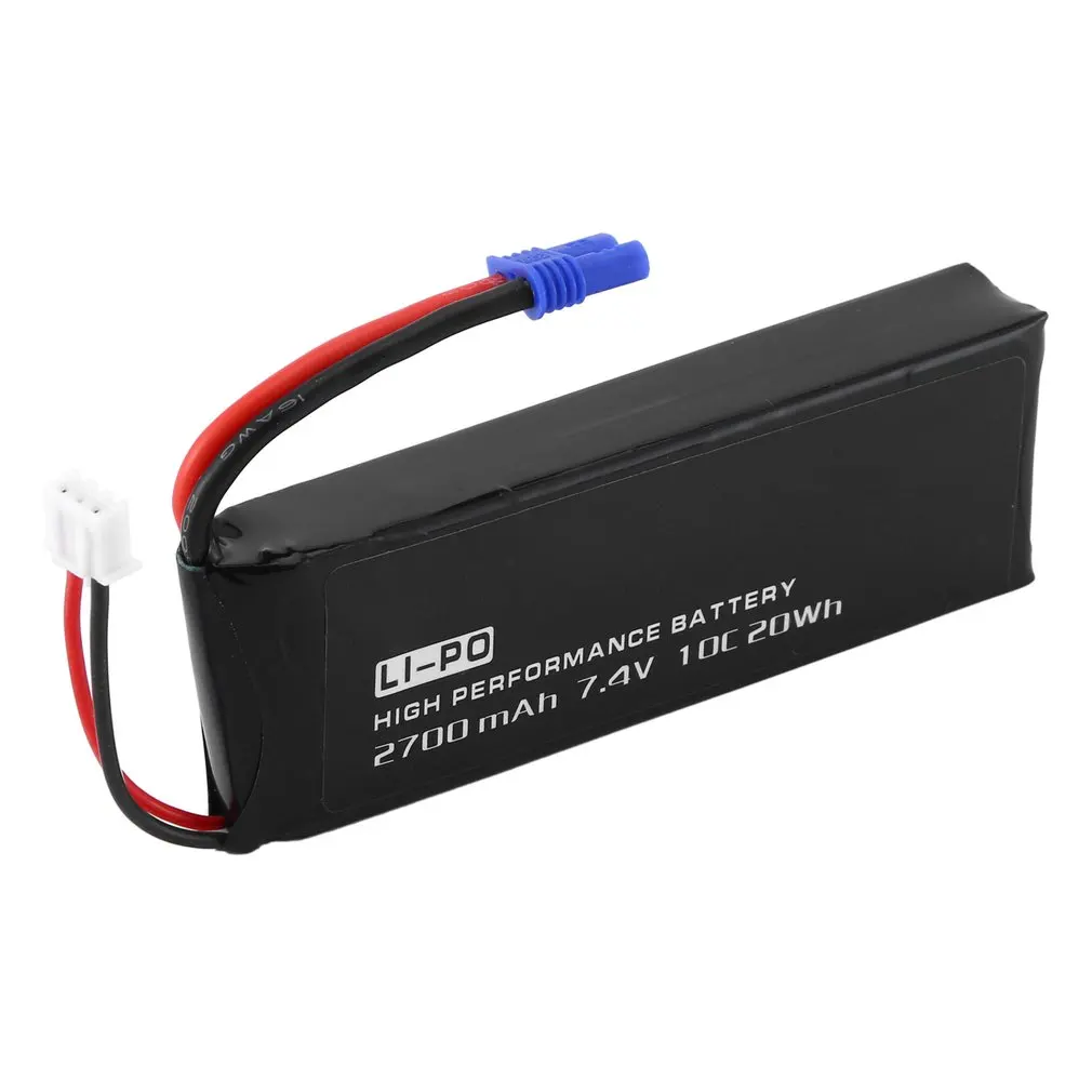 

Аккумулятор Lipo 7,4 В 2700 мАч 10C 20 Втч для Hubsan H501C H501S X4, запасные части для радиоуправляемого квадрокоптера, дрона