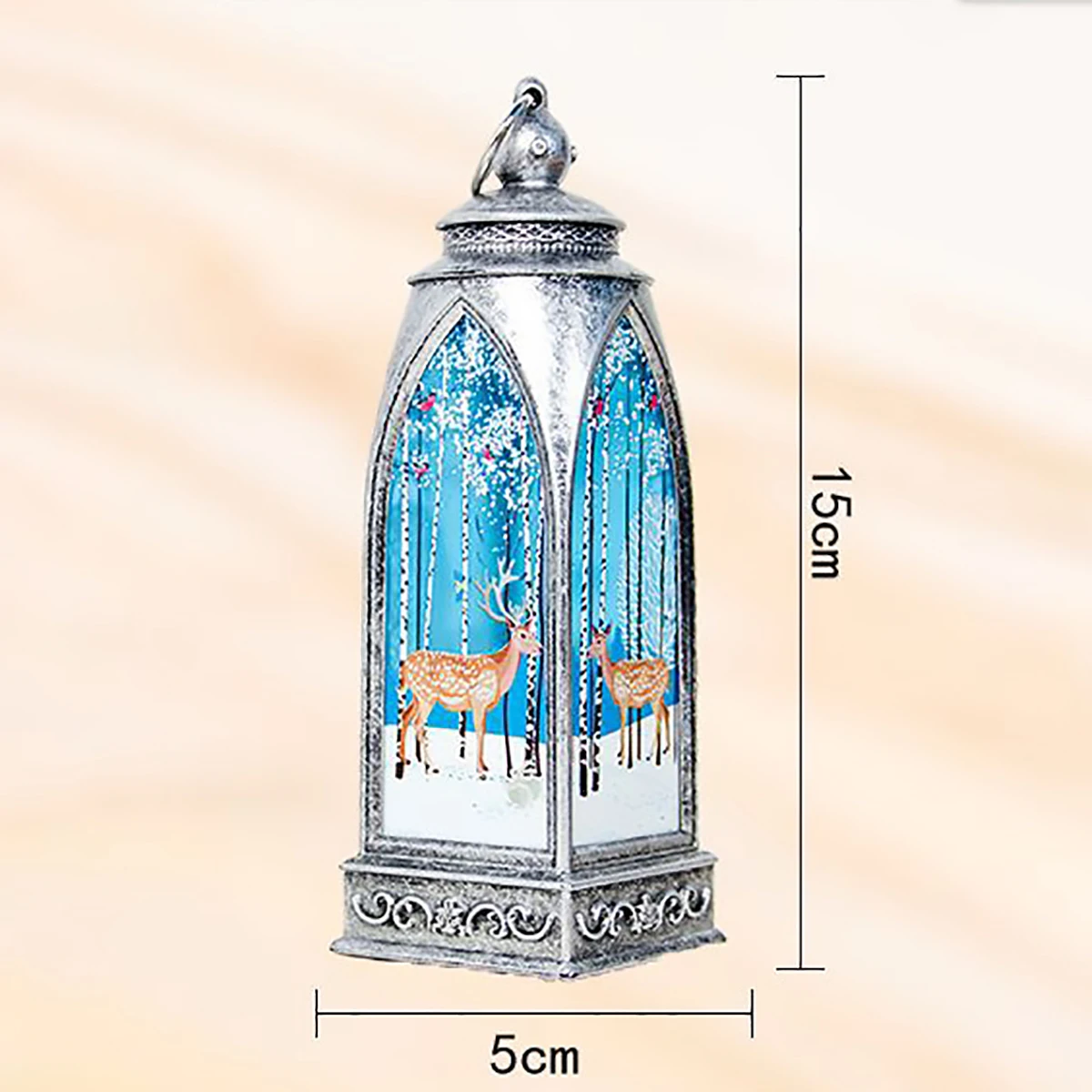 1 шт. Рождественское украшение подвесной светодиодный светильник Санта-Клаус