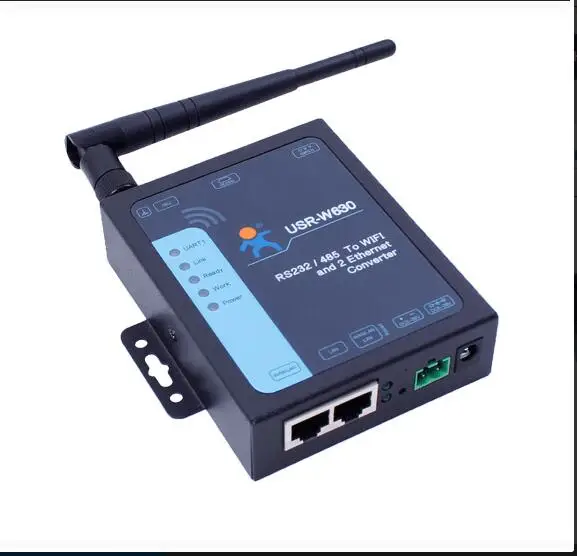 RS232/RS485 Wi-Fi и Ethernet промышленный последовательный к Ethernet-конвертеру порты Sup 2 порта