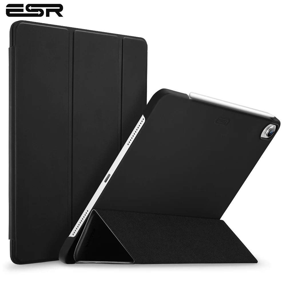 ESR Чехол для iPad Pro 11 крышка отделения для резинового масла искусственная кожа ультра тонкий светильник вес умный чехол прорезиненный чехол для iPad