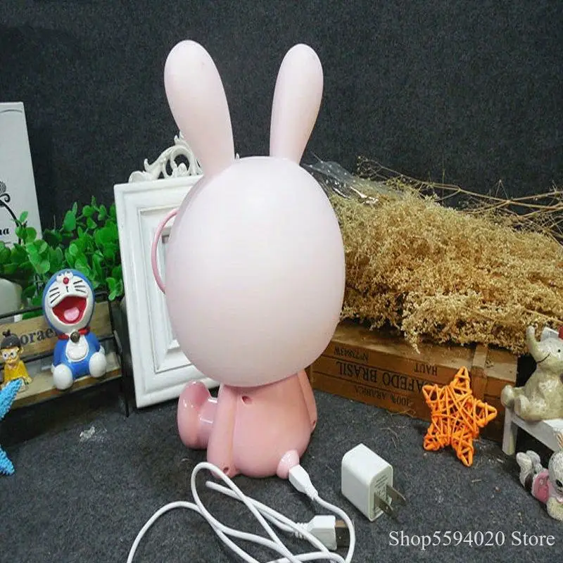 Мультяшный кролик лампа милое животное светодиодная для детской комнаты USB