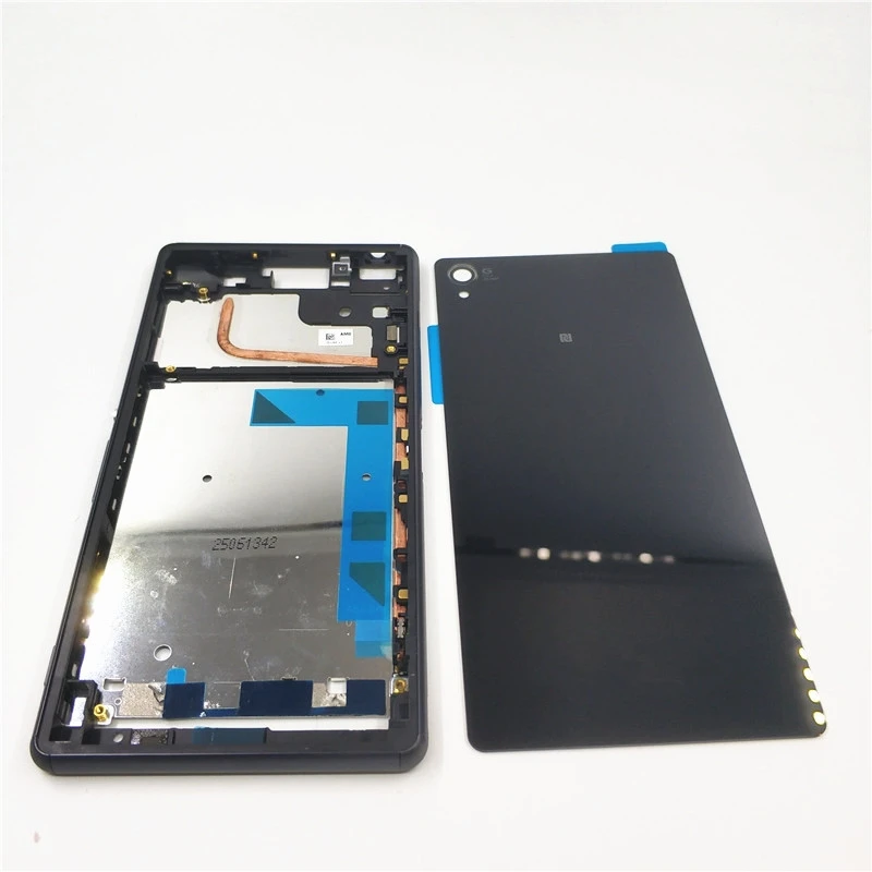 

Новый Сменный Чехол с полным покрытием корпуса для Sony Xperia Z3 L55 L55w D6603 D6653 рамка для ЖК-панели средняя рамка Крышка батарейного отсека