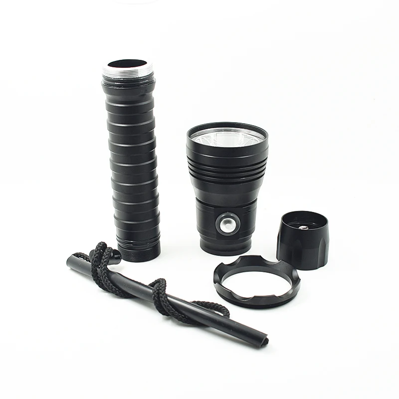 Водонепроницаемый фонарик для дайвинга XHP70 фонарь подводного плавания с 3