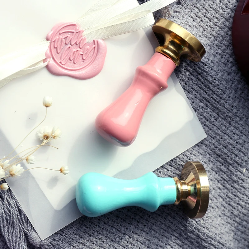 Макароны деревянная ручка восковая печать штамп мини DIY Инструменты для