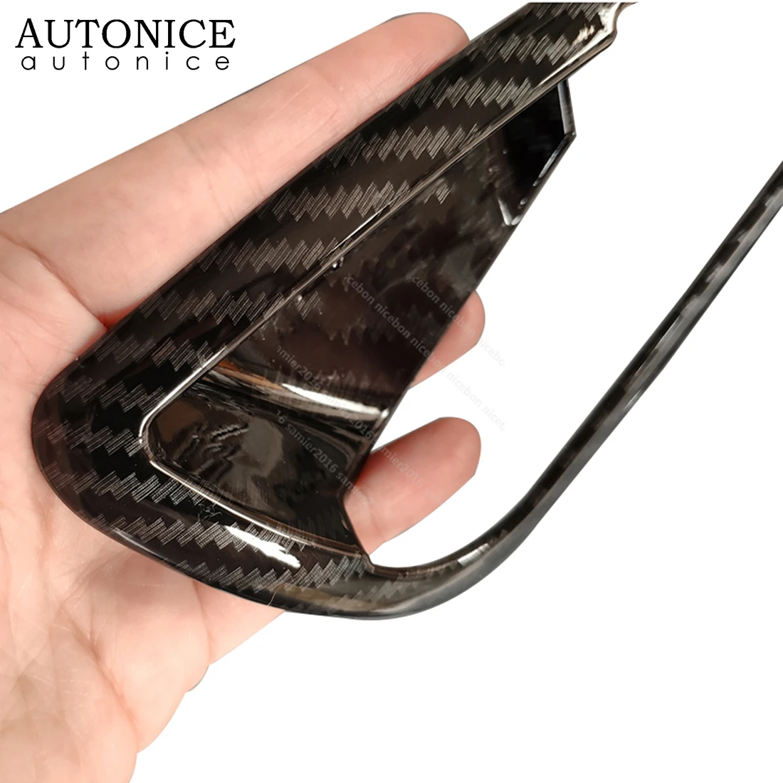 4 шт углеродного волокна цветные дверные ручки чаши Крышка для Ford Focus 2015 2016 2017 2018 ST