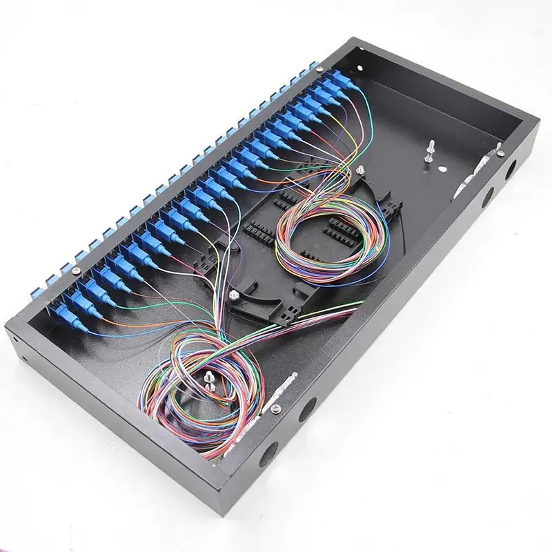 Оптоволоконная Клеммная коробка ODF 24 ядра SC/UPC SC/APC с адаптером pigtail порта FTTH