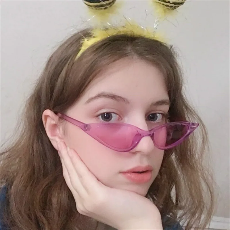 Новые милые сексуальные ретро солнцезащитные очки кошачий глаз женские