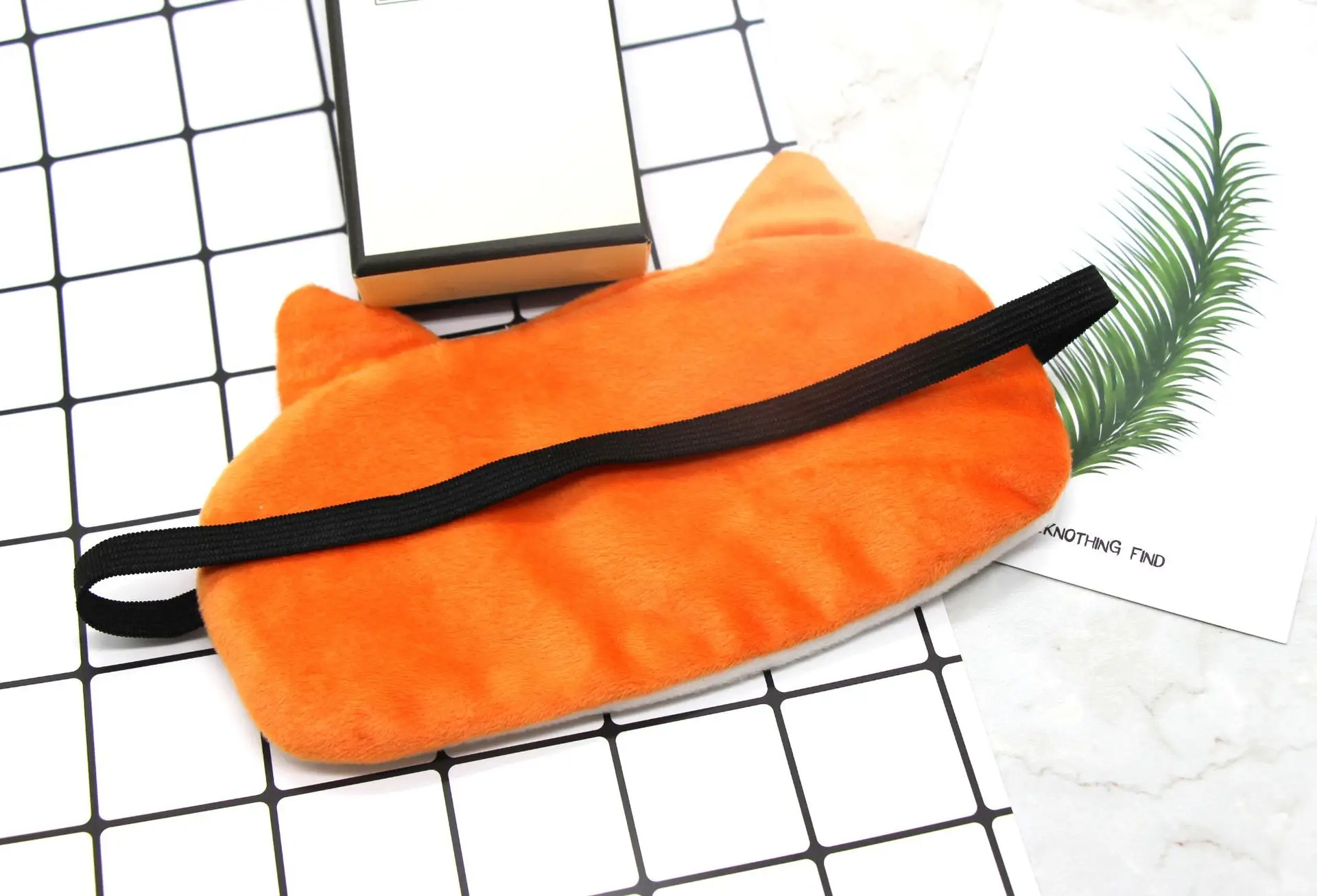 Маска для сна Лиса милая мультяшная плюшевая маска повязка на глаза путешествий