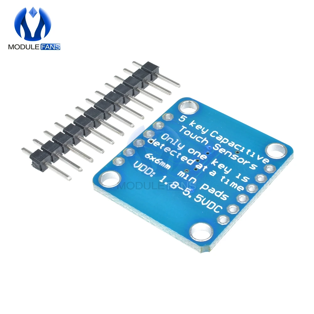 Автономная 5-клавишная проводящая панель многофункциональный емкостный