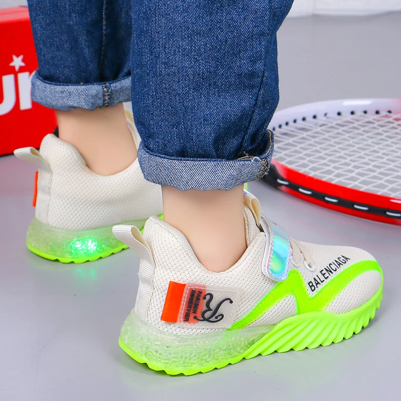 2020 светящиеся кроссовки новинка повседневная детская светящаяся обувь Детский