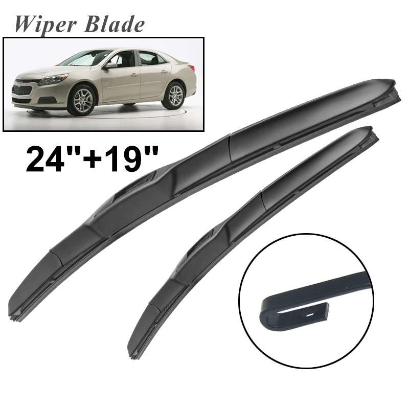 

Щетки стеклоочистителя okoстеклоочистителя RHD и LHD для Chevrolet Malibu 2013-2016, лобовое стекло, переднее стекло, 24 дюйма + 19 дюймов