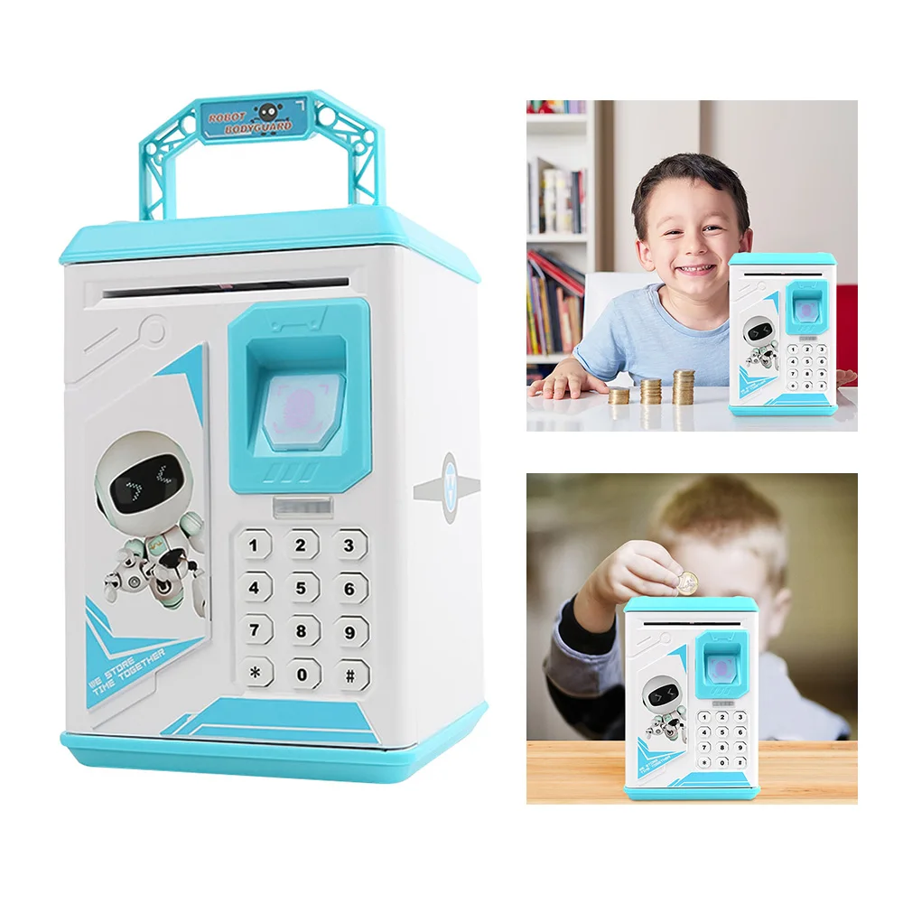 Электронная Копилка со сканером отпечатков пальцев паролем копилка для монет