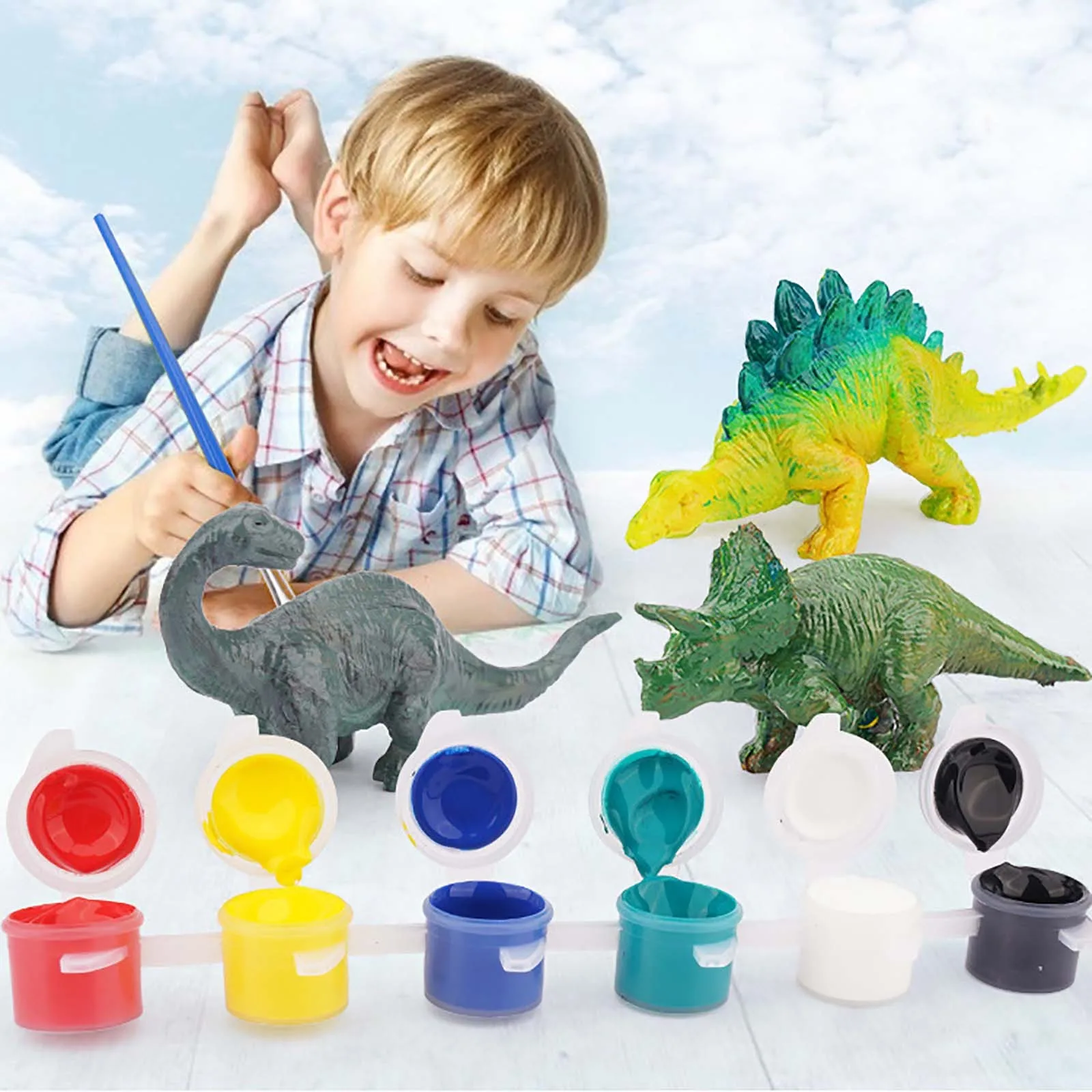 

Набор для творчества и искусства, набор для рисования, динозавры, игрушки, товары для творчества, Развивающие веселые игрушки, новые игрушки...