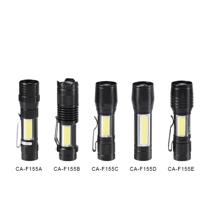 Портативный светодиодный мини фонарик с клипсой на крючке 3 режима Q5