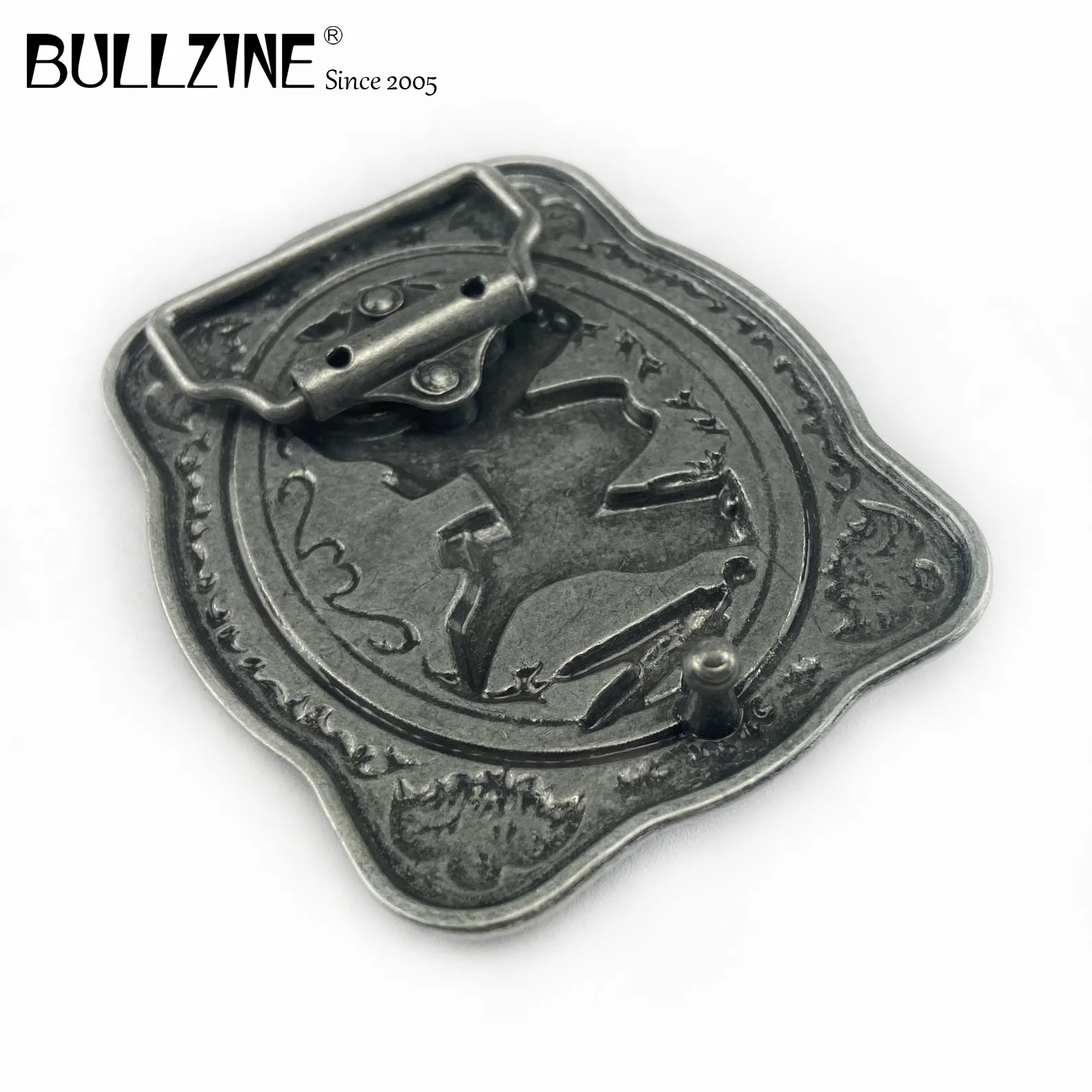 В Bullzine ковбойские сапоги пряжки ремня с оловянной отделкой FP-03393 подходит для