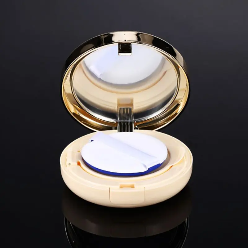 

15g Empty Air Cushion Box with Powder Puff Sponge Mirror BB CC Cream Dispenser