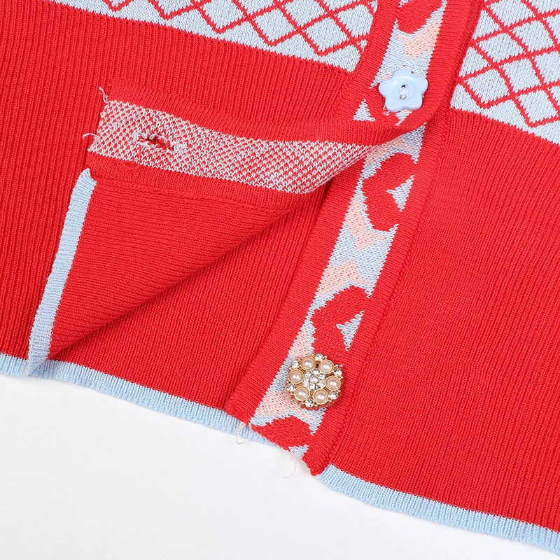 

summer of 2021 the new women's cardigan doll get short sleeve case grain hitting scene cartoon girls thin knitting coat