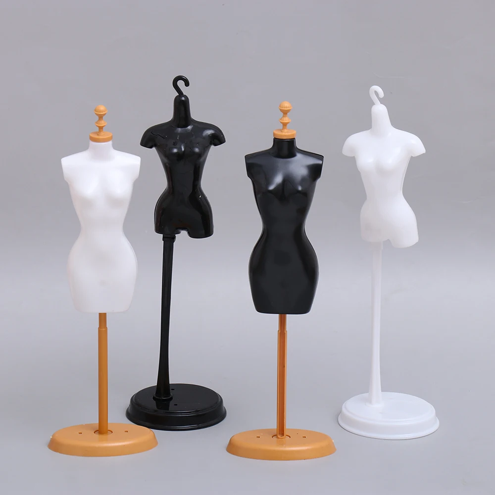 Display Holder Support For Doll Clothes Outfit Dress Gown Mannequin Model Stand For Dollhouse 1/6 1/12 Doll Accessories