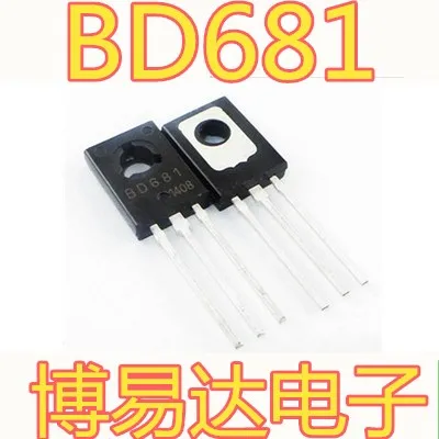 

50PCS/LOT BD681 TO-126 100V/4A/40W NPN