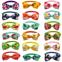 30pcs pet dog bow tie summer fruits style pet supplies small dog bows puppy bowties small dog accessories grooming products