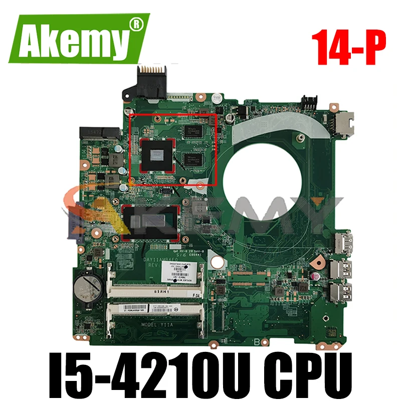 

Для струйного принтера HP Pavilion 14-P I5-4210U ноутбук материнская плата DAY11AMB6E0 SR1EF N15S-GT-S-A2 DDR3 материнская плата