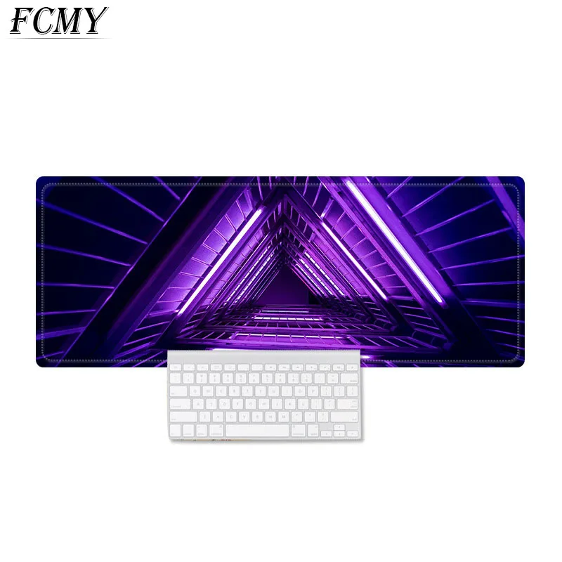 

Personalized Fabric Mouse Pad Art Table Mats Office Carpet Desk Pad Mouse Mat Black Big Mousepad Rubber Mat for Computer Table