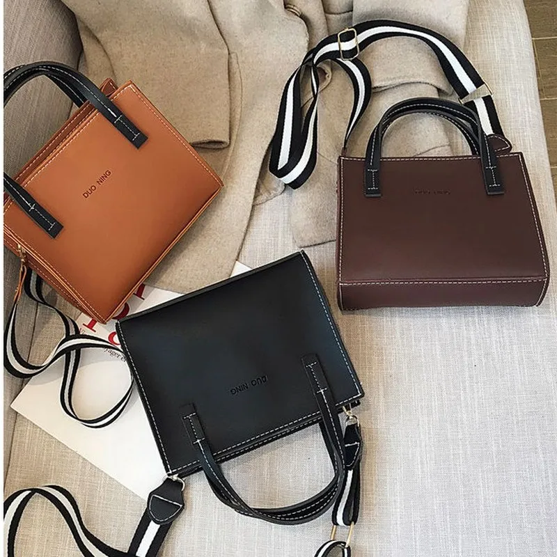 

Small Cross Body Bag Woman Vintage Pu Leather Handbag Female Messenger Bag Fashion