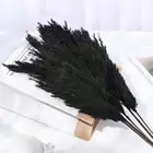 Черная пампасная трава, сушеные свадебные цветы, букет, домашний цветок, Рождественский букет, украшение, красивые трагмиты P8P3