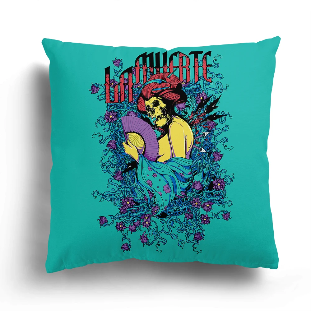 Японская мультяшная маска самурая с мультяшным персонажем для гостиной чехол