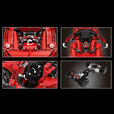 Legoing Technic автомобильный мотор электрический спортивный автомобиль Creator пульт