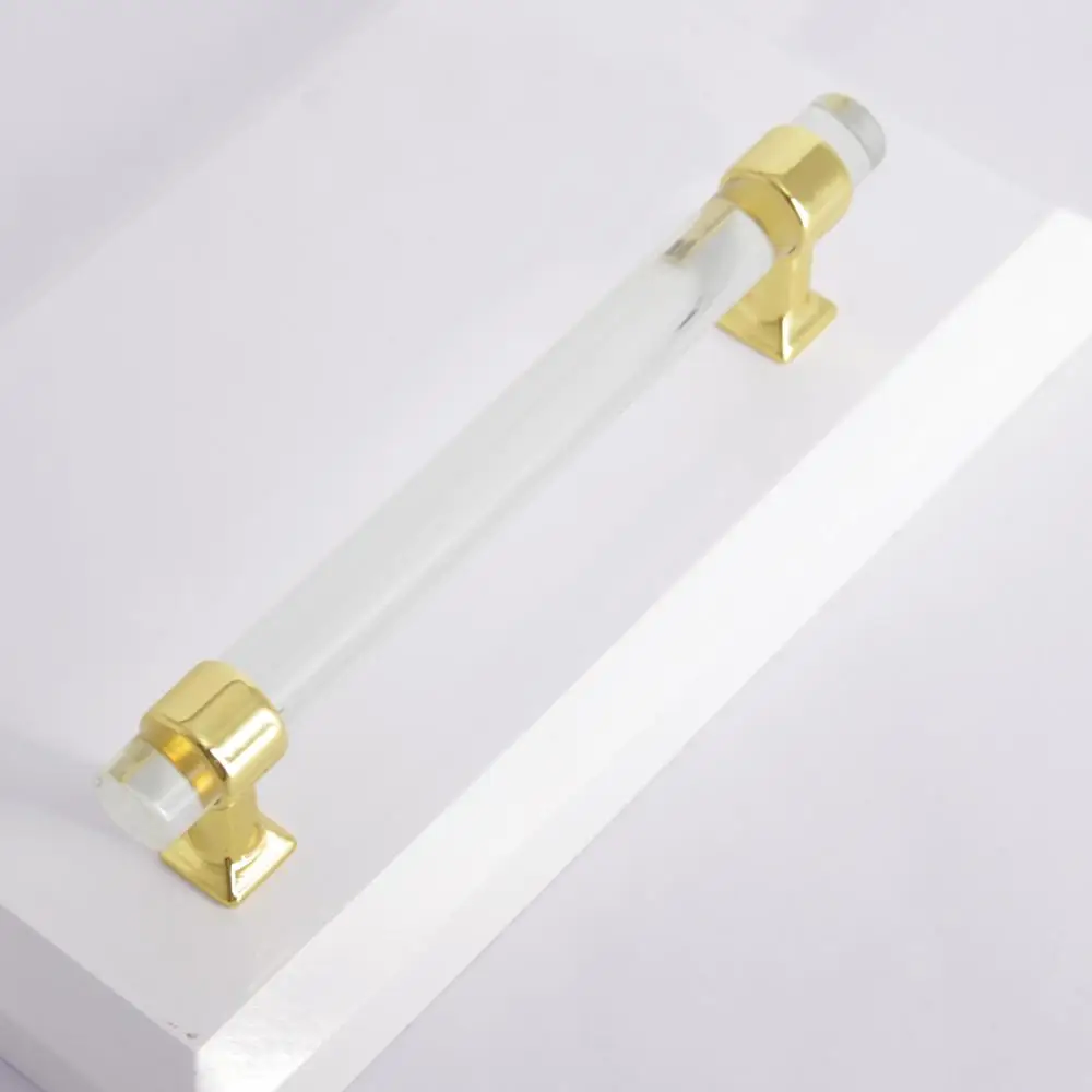 Probrico современная мебель ручки для выдвижных ящиков акриловые Т-образные шкафов