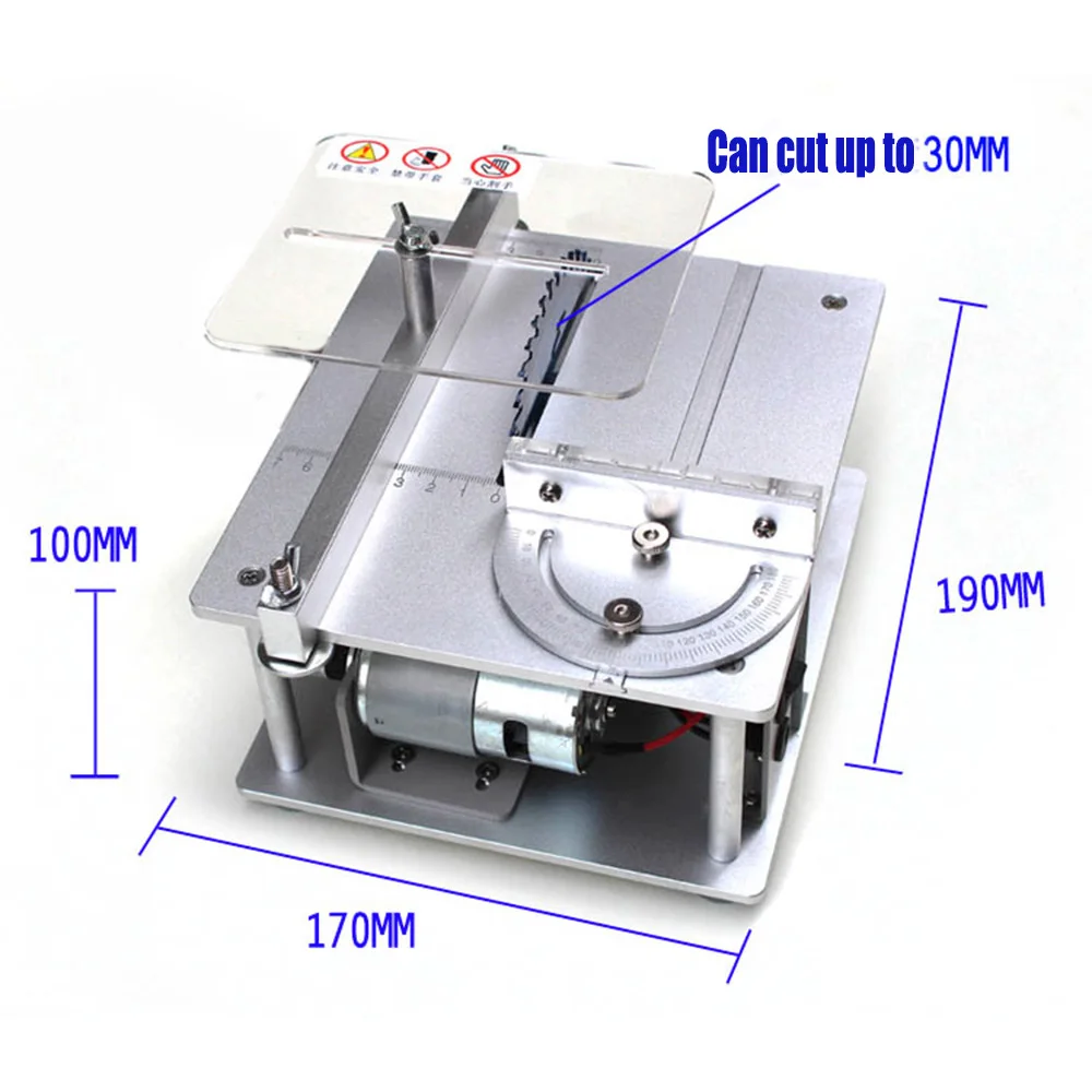 Настольная мини пила ручной работы по дереву модель сделай сам Электрический
