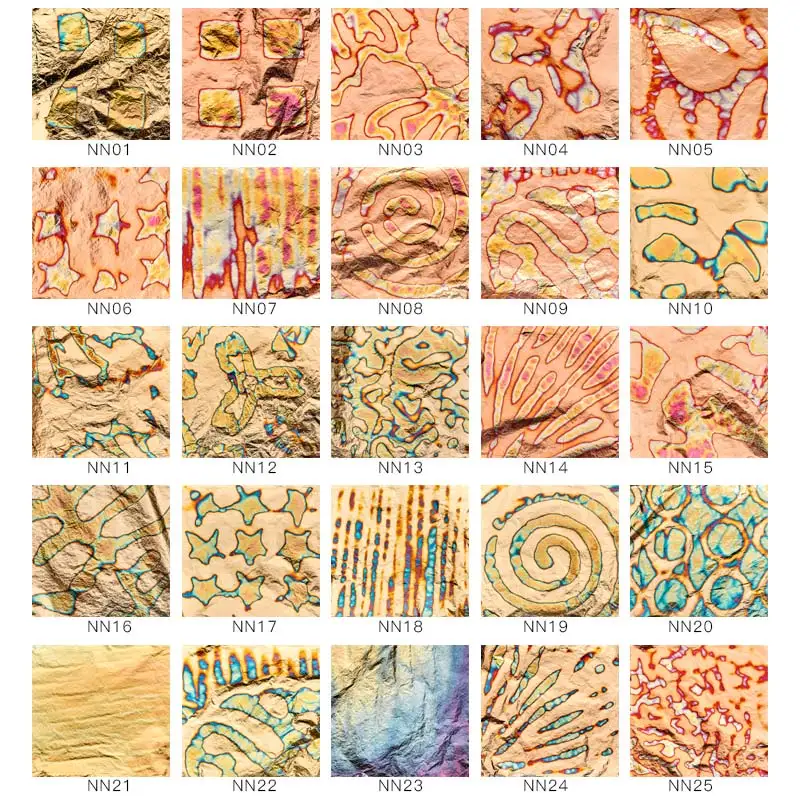 1 шт наклейки для ногтей бронзовая цветная Золотая переводная фольга в рулонах