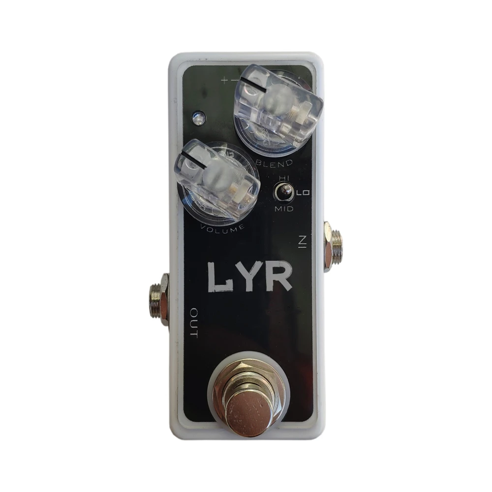 LYR PEDALS（LY-ROCK）,Guitar pedals, Compressed single block effect pedal,classic compressed effect pedal,white,True bypass