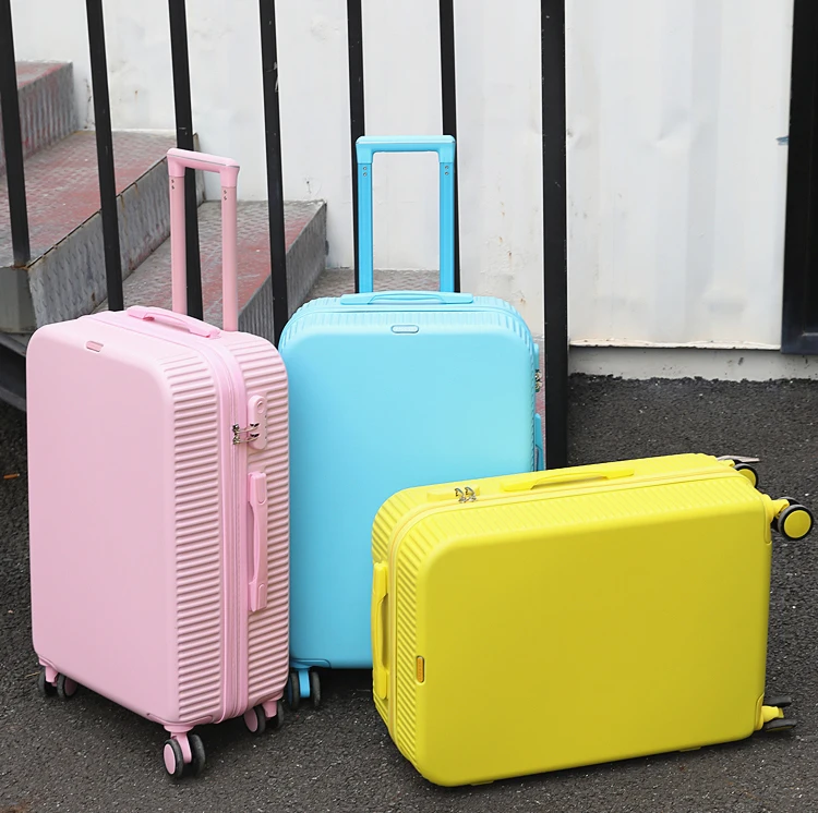 

New fashion PC Suitcase 20 inch Colorful Rolling Luggage Lightweight Carry on Spinner Wheel Travel TSA lock women men