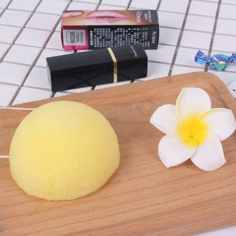 Натуральный аморфофаллюс коньяк Конняку волокна для умывания лица очищающий