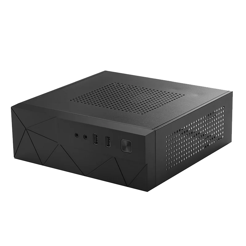 Настольный блок питания игровой HTPC хост Офис Дом 2.0USB Mini ITX с отверстием радиатора