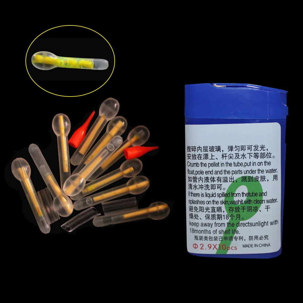 Светящиеся палочки для рыбалки Рыболовные Поплавки бобберы светящиеся ночной