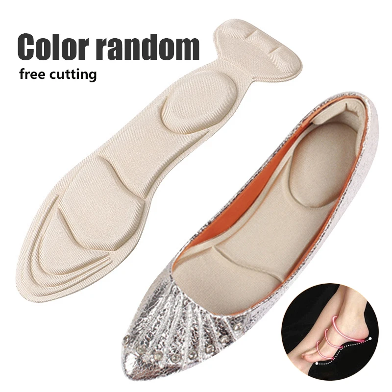 

Women's thickening massage high heels insole comfortable anti-pain breathable sweat-absorbent heel cushion shock insoles