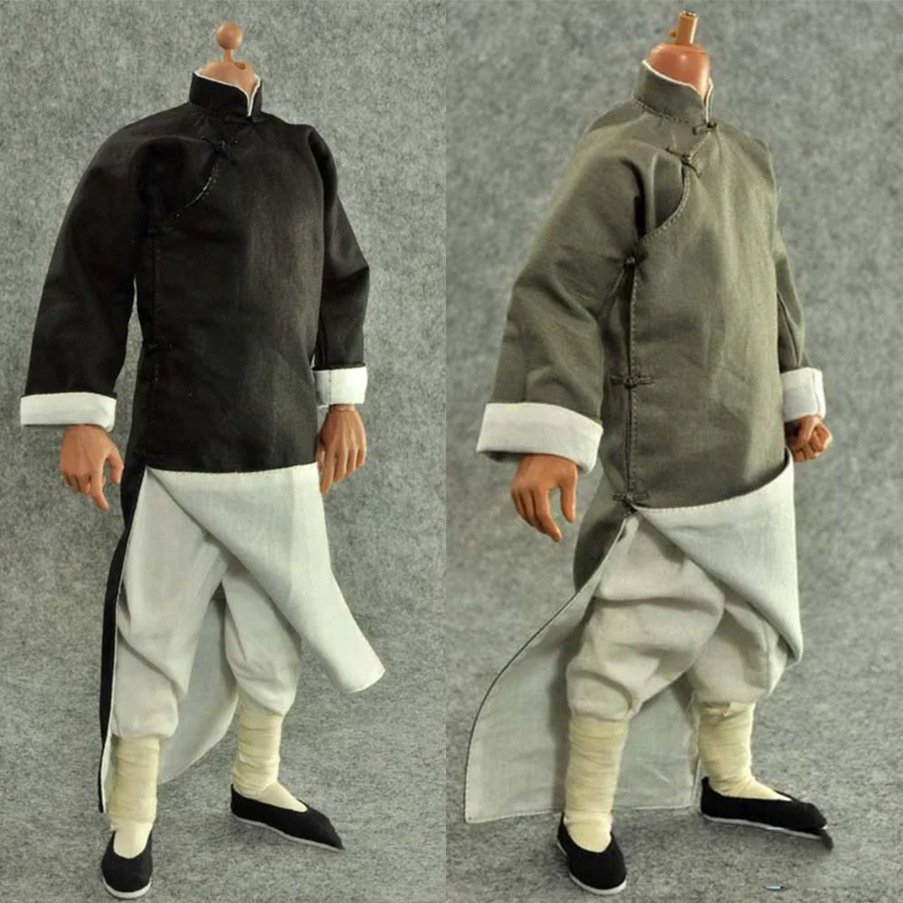 

1/6 Ratio Male Clothes Chinese Kung Fu Practice Clothes Clothing Suitable for 12-inch Movable Dolls.