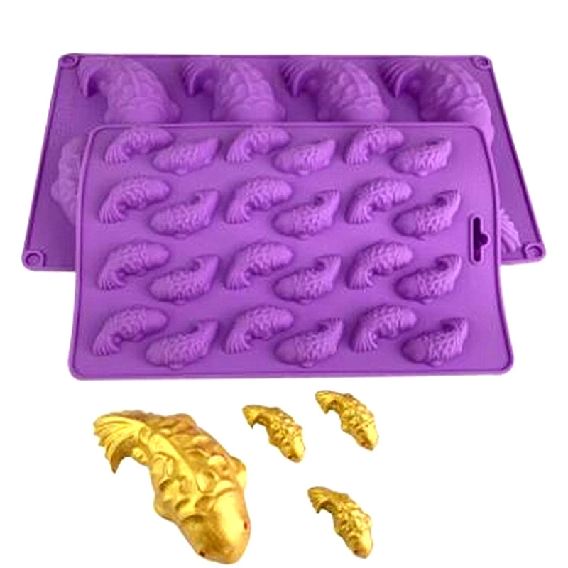 24/8 полость маленькая рыба карп сделай сам креативная силиконовая форма для торта